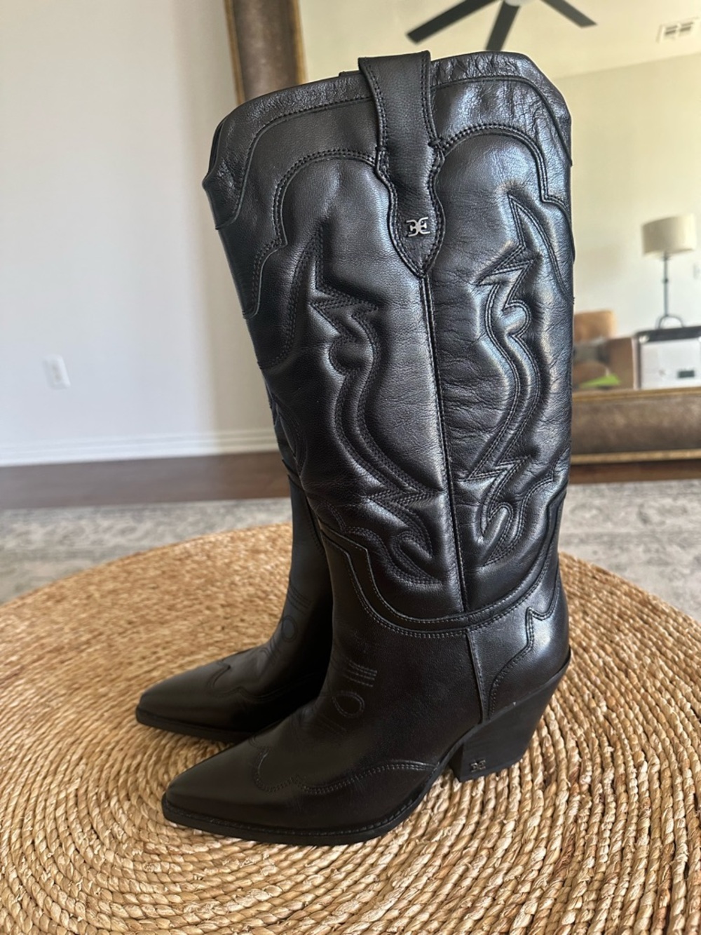 Sam Eldeman James Western Boots Size 9.5 - Picture 4 of 10